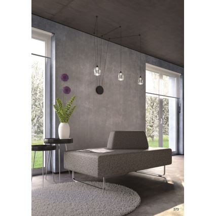 Redo 01-3485 - Lampada da parete dimmerabile a LED KHADI 3xLED/5,5W/230V CRI 90 Ø 12 cm nero/fumé