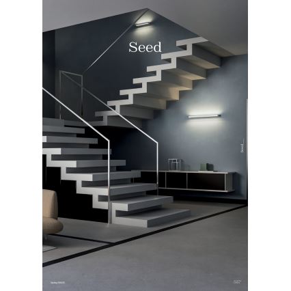 Redo 01-3552 - Applique a LED SEED LED/15W/230V bianco