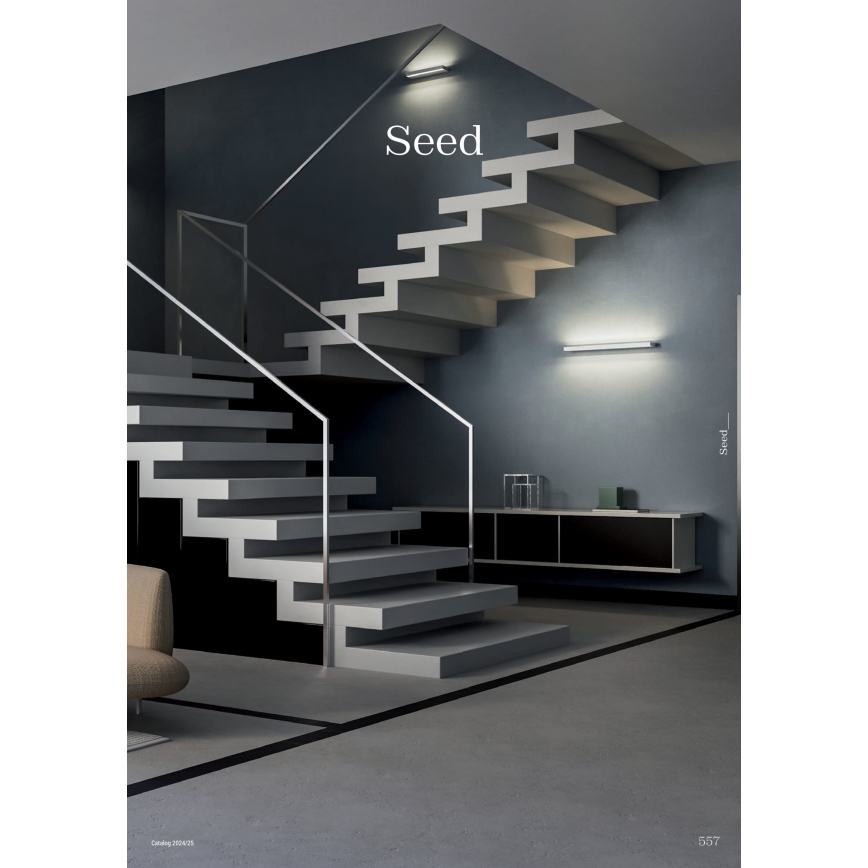 Redo 01-3554 - Applique a LED SEED LED/30W/230V bianco