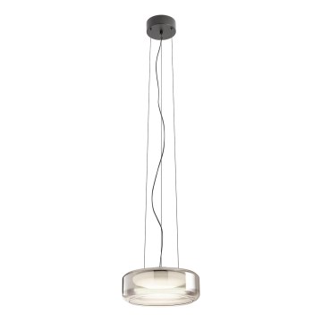 Redo 01-3591 - Lampadario LED a sospensione con filo SOLERA LED/24W/230V diametro 35 cm CRI 93 3000/4000K grigio