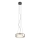 Redo 01-3591 - Lampadario LED a sospensione con filo SOLERA LED/24W/230V diametro 35 cm CRI 93 3000/4000K grigio