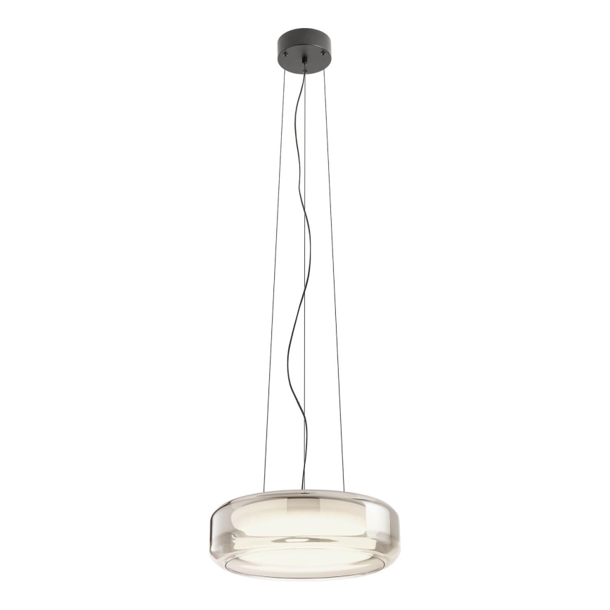 Redo 01-3592 - Lampadario LED a sospensione con filo SOLERA LED/36W/230V diametro 45 cm CRI 93 3000/4000K grigio