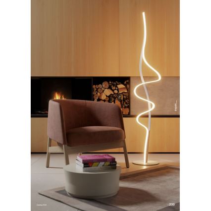 Redo 01-3625 - Lampada da terra dimmerabile a LED IMPULS LED/36W/230V dorata