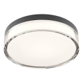 Redo 01-3735 - Plafoniera LED da bagno FRISBI LED/12W/230V diametro 23 cm CRI 90 3000/4000K IP44 nero
