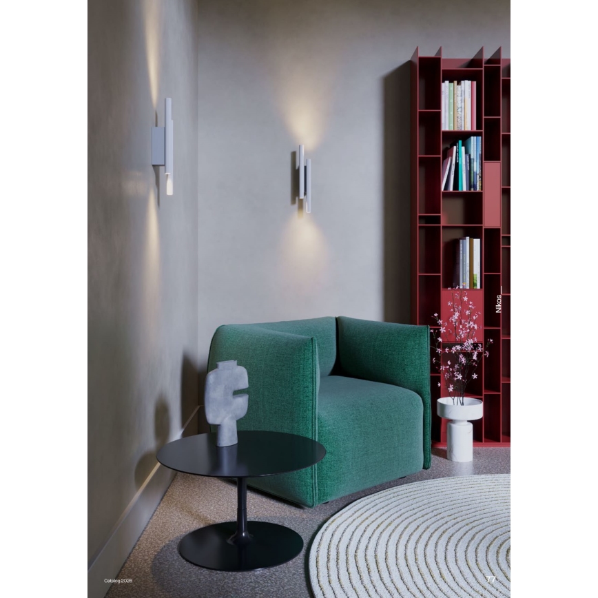 Redo 01-3850 - Applique da parete LED NIKOS 4xLED/4W/230V 3000K CRI 90 bianco