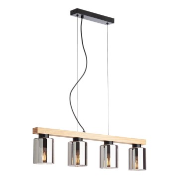 Redo 01-3986 - Lampadario a sospensione con filo ROTIS 4xE27/15W/230V