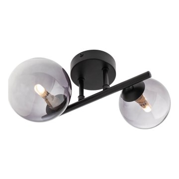 Redo 01-3987 - Lampadario a plafone ASTRA 2xG9/8W/230V nero