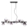 Redo 01-3989 - Lampadario a sospensione con filo ASTRA 9xG9/8W/230V nero