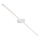 Redo 01-4034 - Illuminazione a LED per specchi da bagno ROW LED/18W/230V 90 cm IP44 bianco