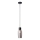 Redo 01-4044 - Lampadario a sospensione con filo ATLANTIS 1xE27/42W/230V diametro 11 cm nero