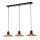 Redo 01-4056 - Lampadario a sospensione con filo FRESNO 3xE27/42W/230V