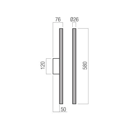 Redo 01-4057 - Applique LED dimmerabile NIKOS LED/10W/230V 3000K CRI 90 bianca