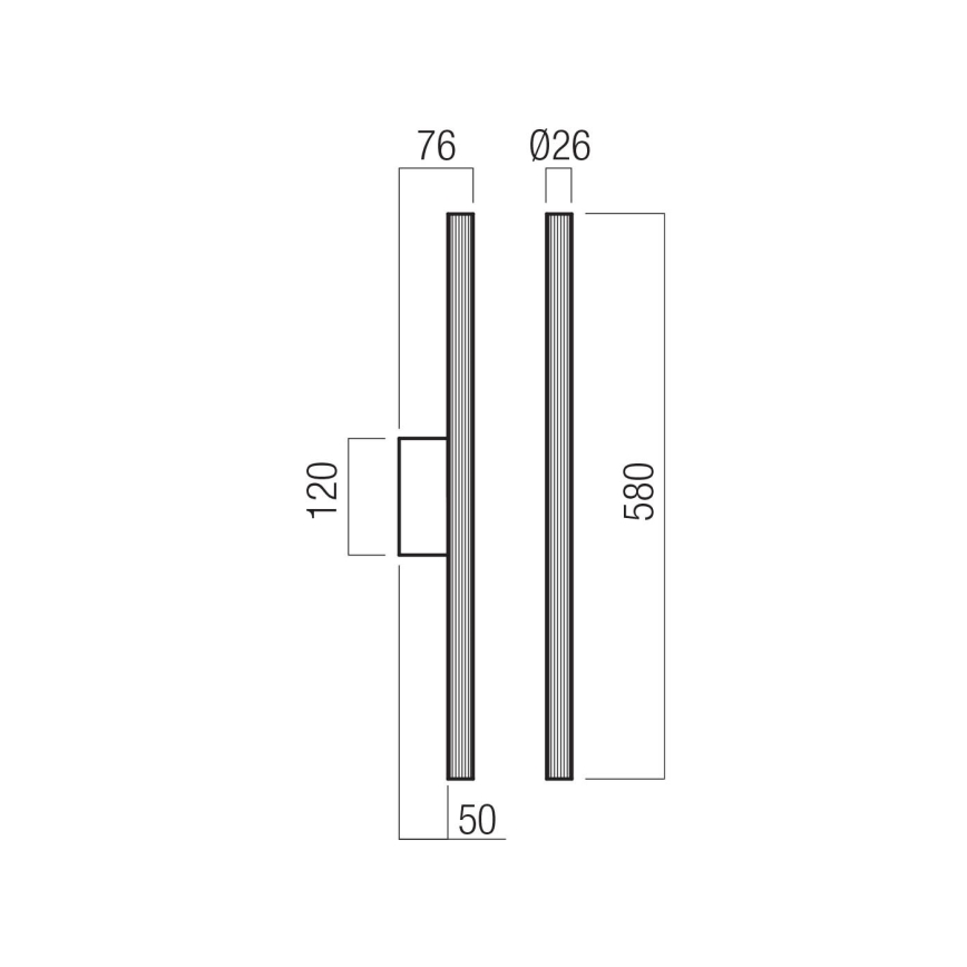 Redo 01-4057 - Applique LED dimmerabile NIKOS LED/10W/230V 3000K CRI 90 bianca