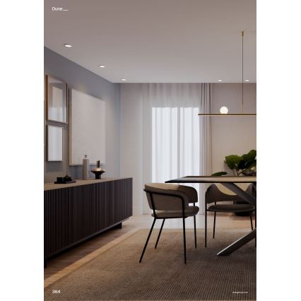 Redo 01-4301 - Lampada a sospensione dimmerabile su cavo DUNE LED/48W/230V 3000K CRI 90 bianco/oro