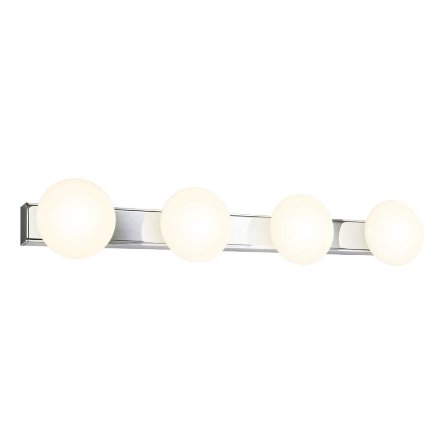 Redo 01-4309 - Plafoniera LED da soffitto per bagno OVUM 4xLED/5W/230V 3000/4000K CRI 90 IP44 bianco/cromo lucido