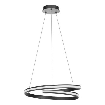 Redo 01-4362 - Lampadario LED dimmerabile a sospensione su cavo TORSION LED/40W/230V 2700/3000/4000K CRI 90 Ø 56 cm nero