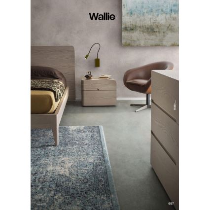 Redo 01-4475 - WALLIE Lampada flessibile LED 3W/230V USB CRI 90 bronzo