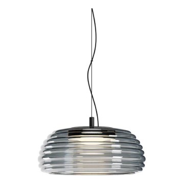 Redo 01-4541 - Lampadario LED dimmerabile su cavo ONDULA LED/12W/230V 2700K/3000K CRI 90 Ø 32 cm nero/fumé