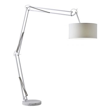 Redo 02-385 - Lampada con piedistallo AZAR 1xE27/42W/230V bianco/cromo