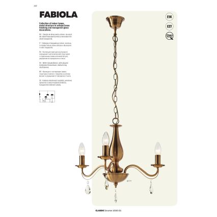 Redo 02-709 - Applique FABIOLA 1xE14/28W/230V