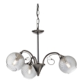 Redo 02-972 - Lampadario a catena ASPERA 3xE14/28W/230V Ø 52 cm nero