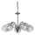 Redo 02-973 - Lampadario a sospensione con catena ASPERA 5xE14/28W/230V nero