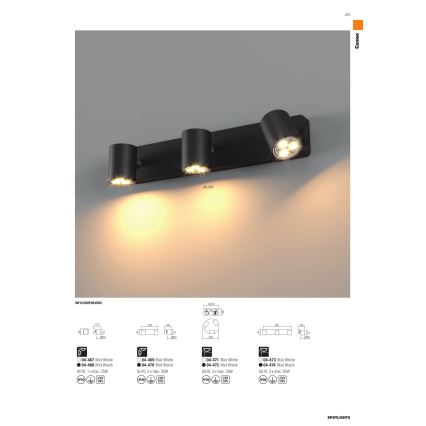 Redo 04-467 - Luce Spot CAMEO 1xGU10/35W/230V