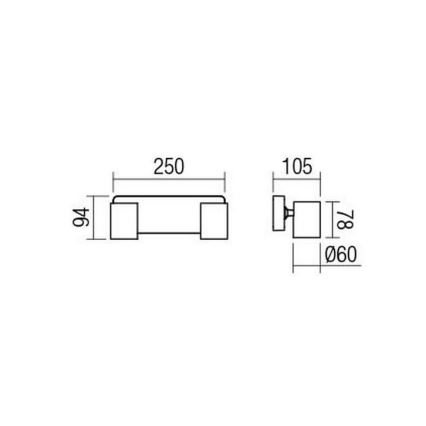 Redo 04-469 - Luce Spot CAMEO 2xGU10/50W/230V