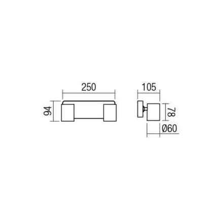 Redo 04-470 - Luce Spot CAMEO 2xGU10/50W/230V