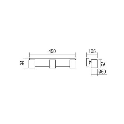 Redo 04-473 - Luce Spot CAMEO 3xGU10/35W/230V