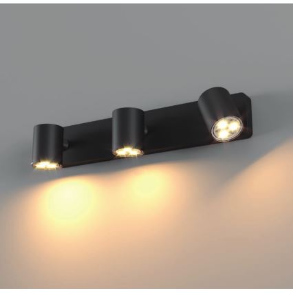 Redo 04-474 - Faretto CAMEO 3xGU10/35W/230V nero