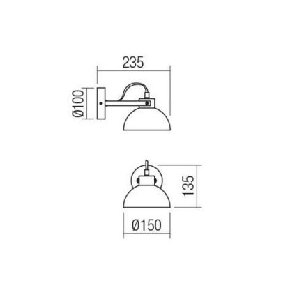 Redo 04-510 - Applique per bambini EOLO 1xE27/42W/230V