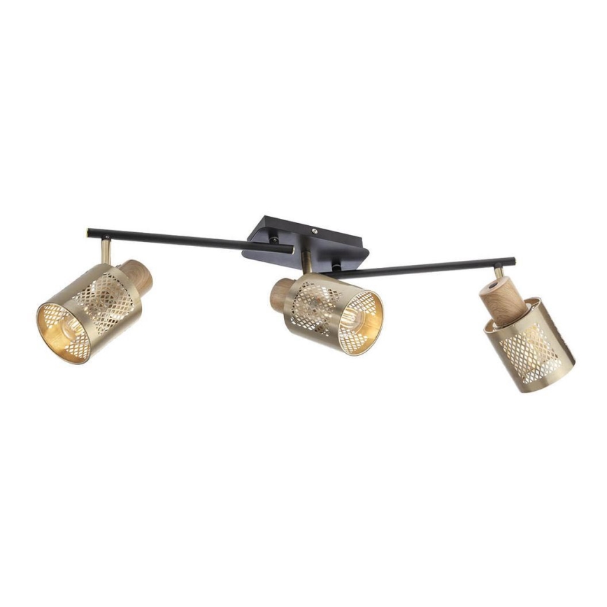 Redo 04-521 - Lampadario a plafone BASKET 3xE27/42W/230V bronzo