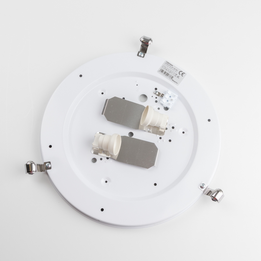 Redo 05-391 - Plafoniera VIRGINIA 2xE27/42W/230V Ø 40 cm colore crema