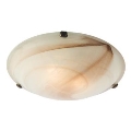 Redo 05-393 - Plafoniera VIRGINIA 2xE27/42W/230V Ø 40 cm beige