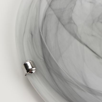 Redo 05-393 - Plafoniera VIRGINIA 2xE27/42W/230V Ø 40 cm grigia