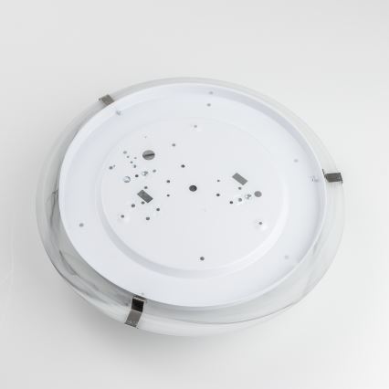 Redo 05-393 - Plafoniera VIRGINIA 2xE27/42W/230V Ø 40 cm grigia