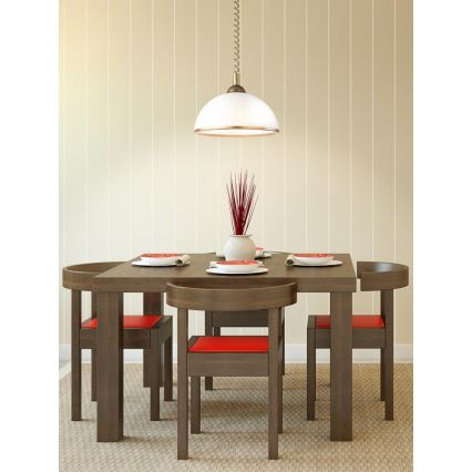 Redo 05-798 - Lampadario a sospensione con filo SARDINIA 1xE27/42W/230V