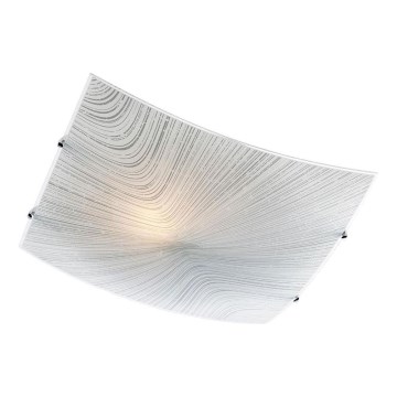 Redo 05-812 - Plafoniera SHAKE 1xE27/42W/230V 29,5x29,5 cm bianca