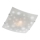 Redo 05-904 - Plafoniera ISIDE 1xE27/42W/230V 30x30 cm trasparente