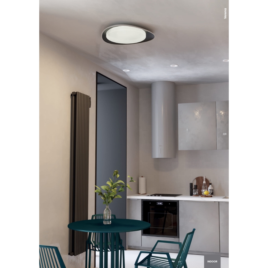 Redo 05-922 - Plafoniera LED VERENA LED/24W/230V antracite