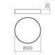 Redo 05-928 - Plafoniera LED KNOB LED/24W/230V 3000K-6500K 30 cm bianco