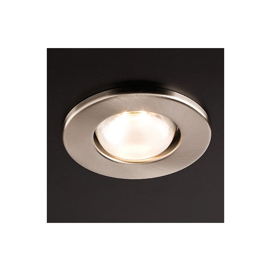 Redo 70215 - Plafoniera da incasso per controsoffitto FR 1xE14/30W/230V cromo opaco