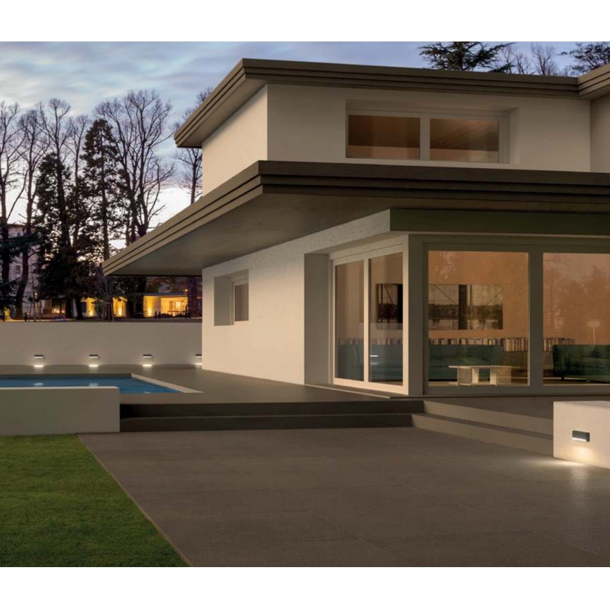 Redo 90070 - Applique da esterno LED SAPO LED/3W/230V IP65