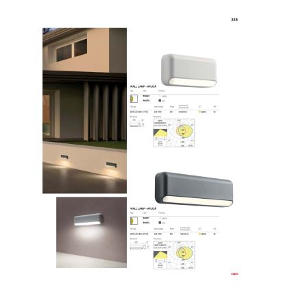 Redo 90070 - Applique LED da esterno SAPO 1xLED/3W/230V IP65