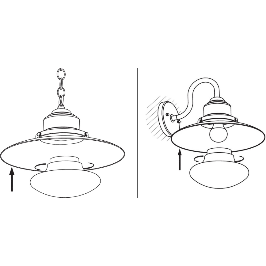 Redo 90094 - Paralume di ricambio per lampadario e per lampada ELIO, bianco