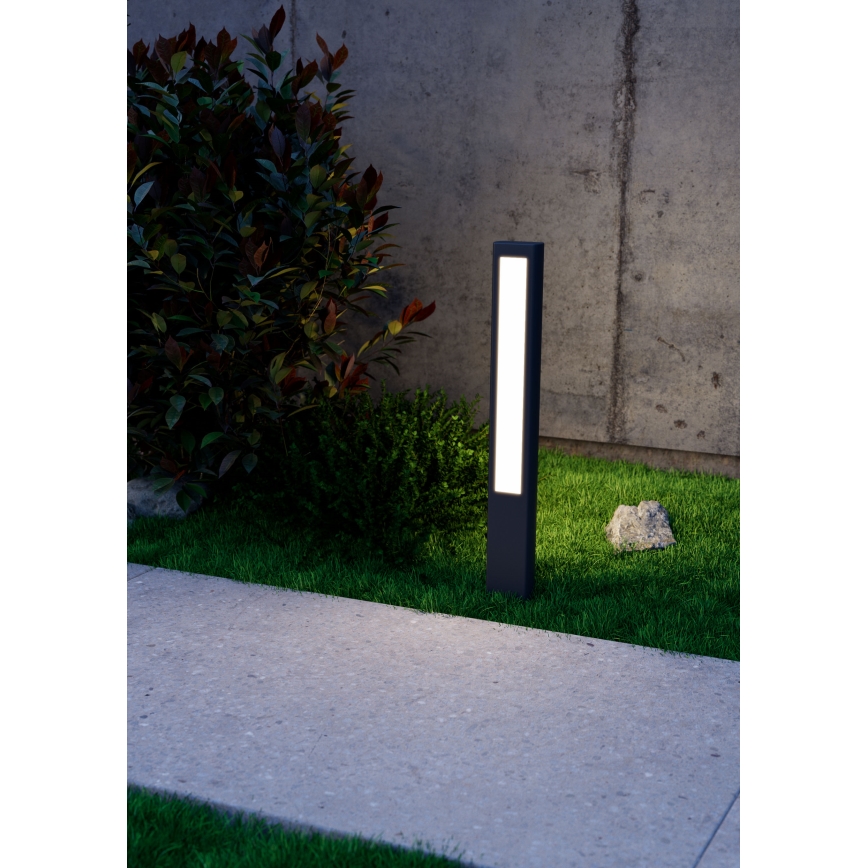Redo 90125 - Lampada da esterno a LED DOLMEN LED/12,44W/230V IP54 antracite