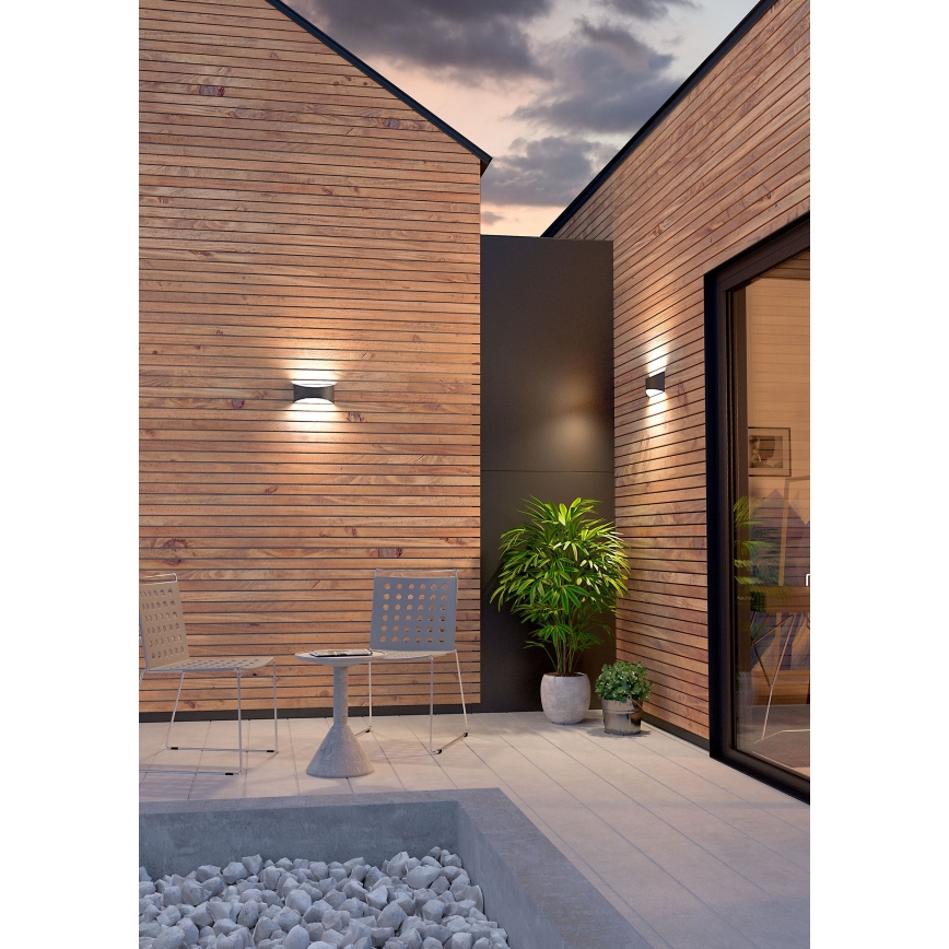 Redo 90126 - Applique LED da esterno AXEL LED/7W/230V 3000K IP65 antracite