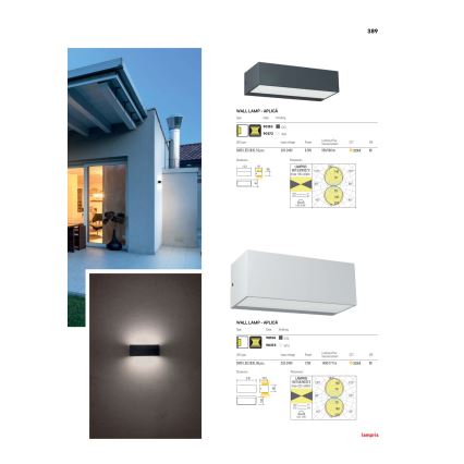 Redo 90153 - Applique LED da esterno LAMPRIS 1xLED/9W/230V IP65