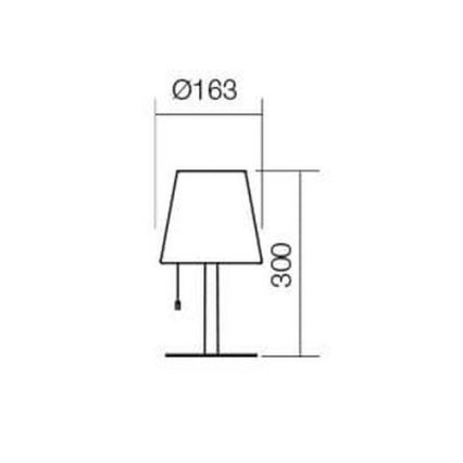 Redo 90166 - Lampada da tavolo LED RGB per esterno dimmerabile PINO LED/2,6W/230V 4400 mAh IP44